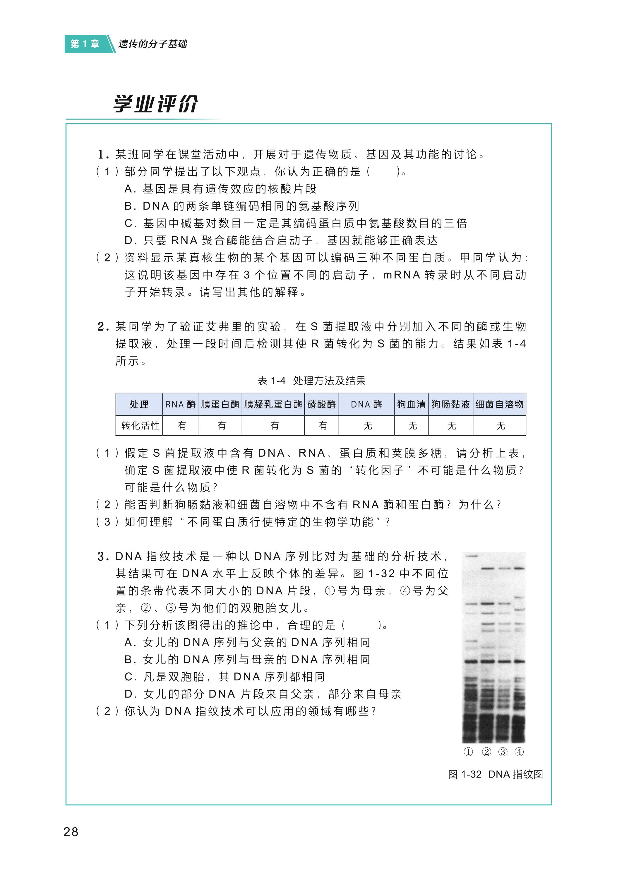 普通高中教科书·生物学必修2 遗传与进化（沪科技版）PDF高清文档下载