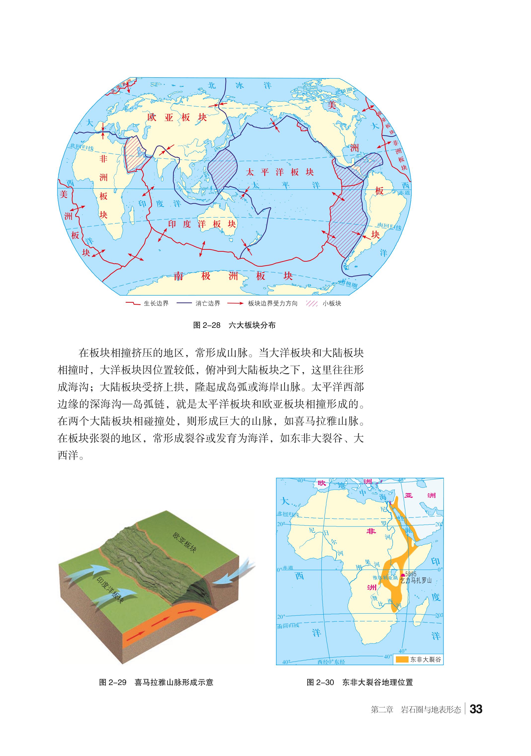 普通高中教科书·地理选择性必修1 自然地理基础（湘教版）PDF高清文档下载
