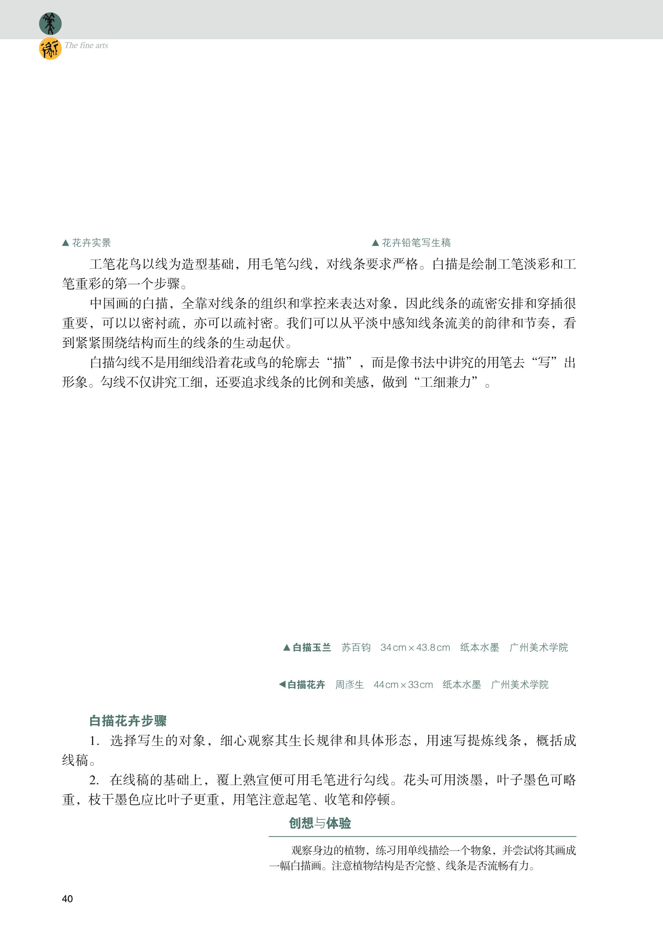 普通高中教科书·美术选择性必修2 中国书画（粤教版）PDF高清文档下载